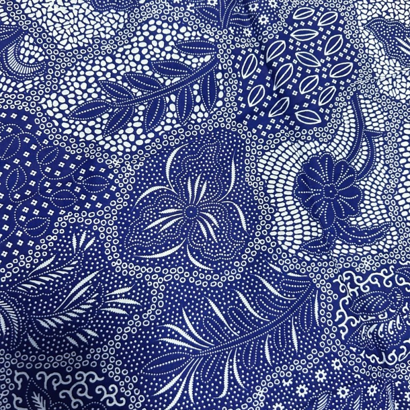 The Botanical Organic Batik - Blue