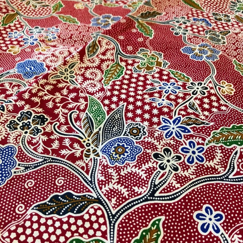 Butterfly Dance Ritual Batik 818 - Red